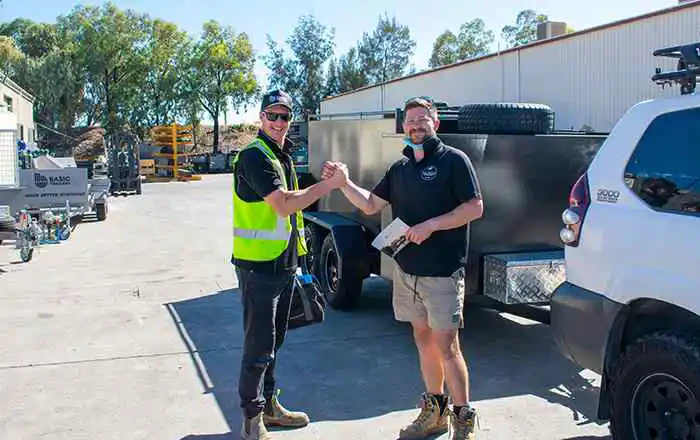 Mower Trailer Customer