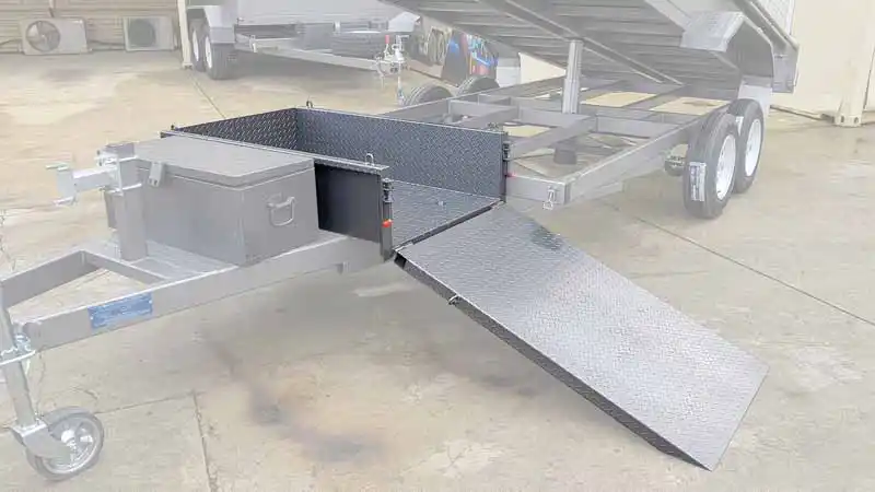 Open Mower Box W/Ramp 1200L X 750W