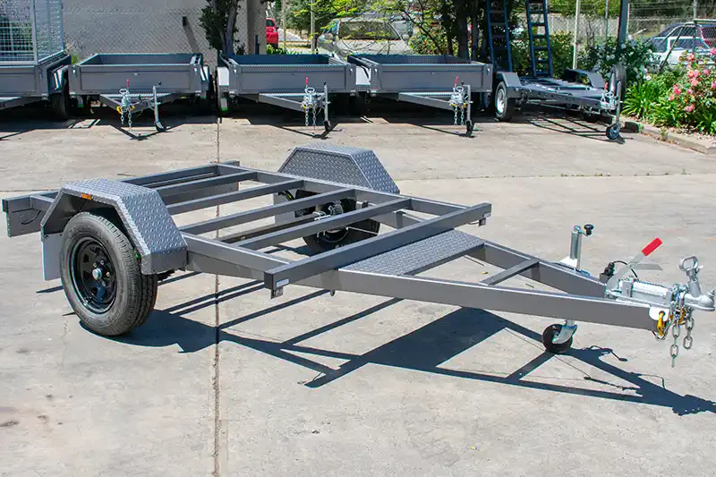 7X4 Single Axle Trailers 7X4 Rolling Chassis Trailers